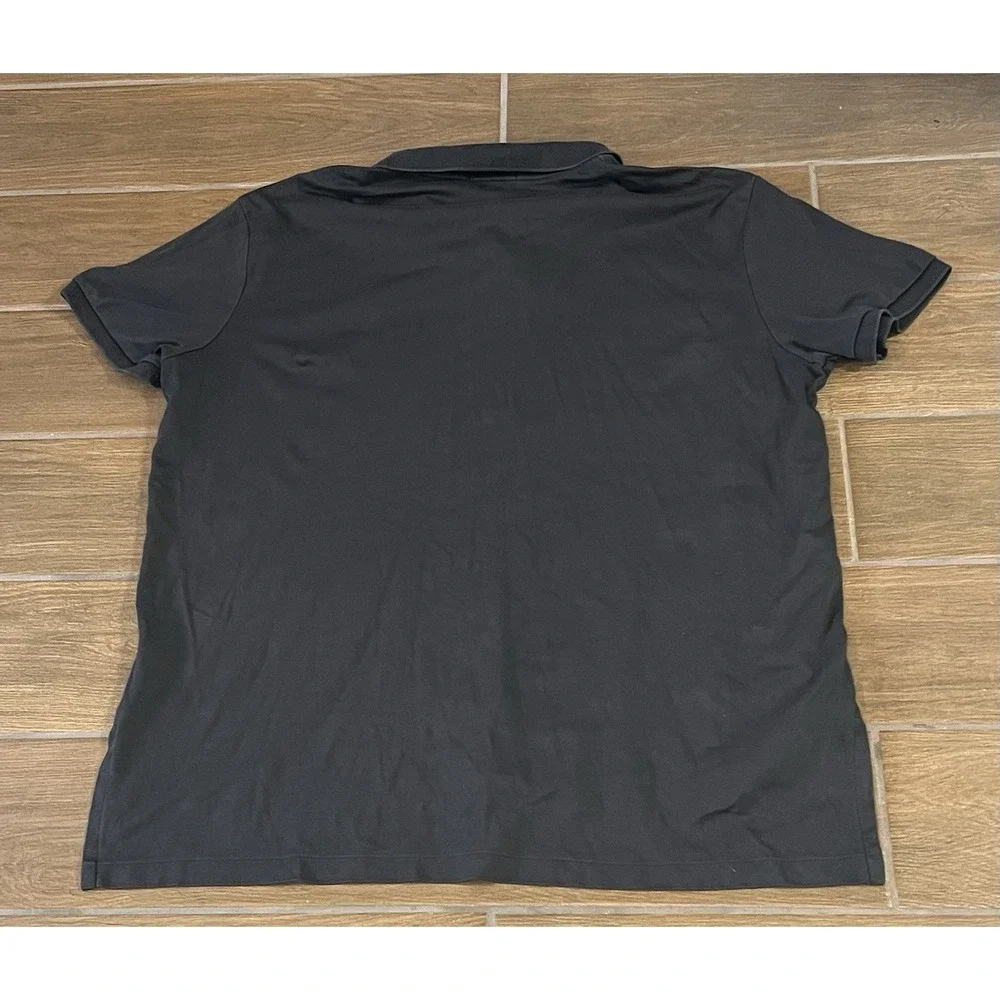 Polo Ralph Lauren Men's Polo Shirt XXL Black Short Sleeve Flesh Pony Soft Touch